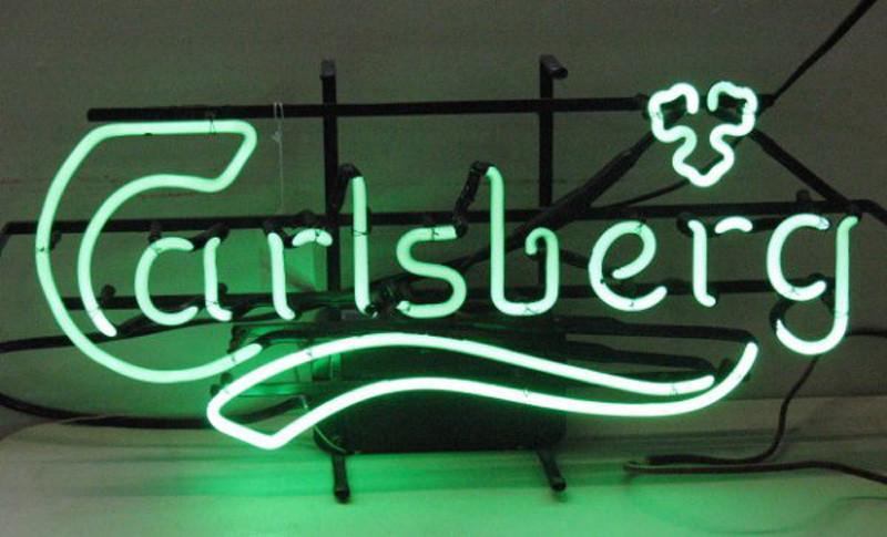 Carlsberg Beer Green Neon Sign